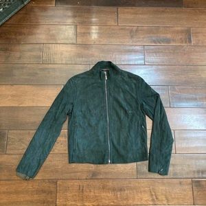 Italian leather moto jacket